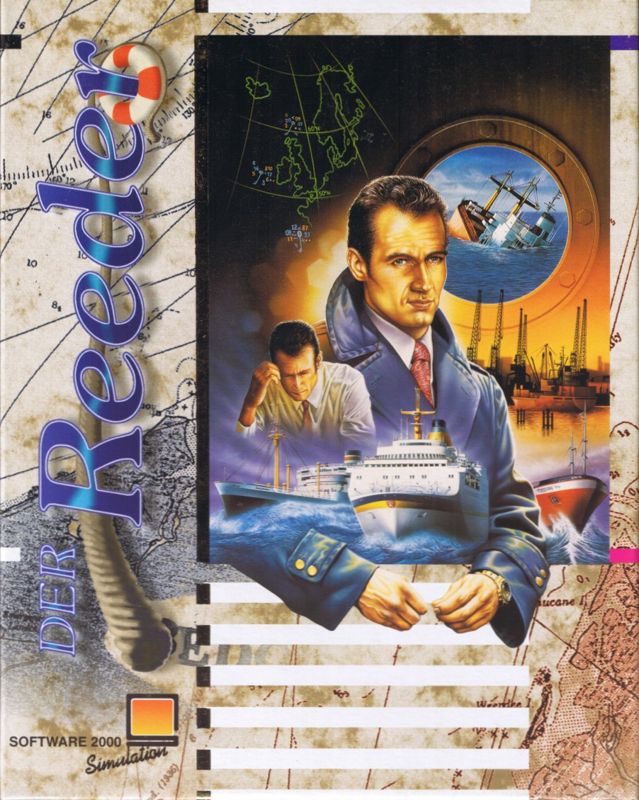 Ocean Trader box art for Amiga